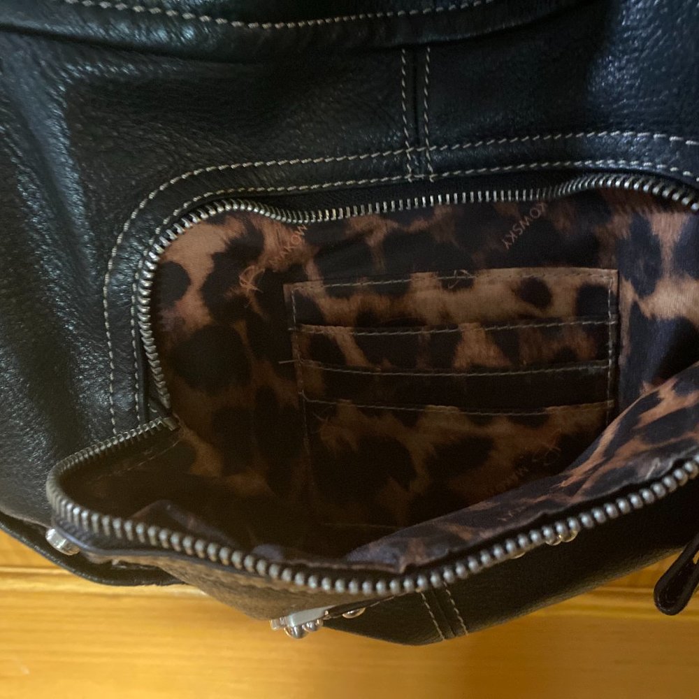 100% Genuine Leather by B. Makowsky Black Purse - Picture 16 of 16